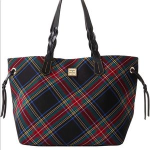 Dooney & Bourke Tartan Shopper Tote NWOT